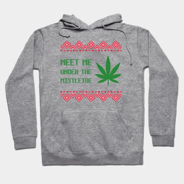 Meet me under the mistletoe Hoodie by ArtsyStone